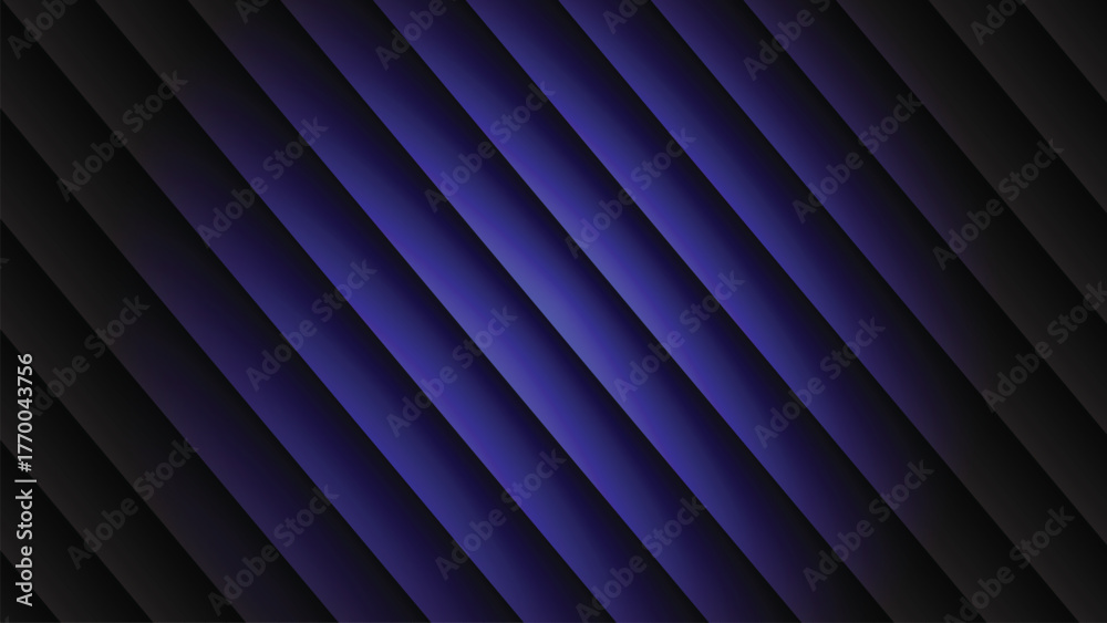Obraz premium Dark Blue Purple Gradient Diagonal Lines Pattern with vector illustration