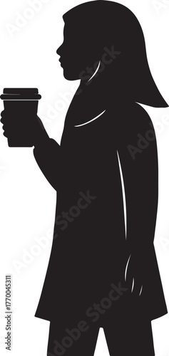 Minimal Hijab Silhouettes