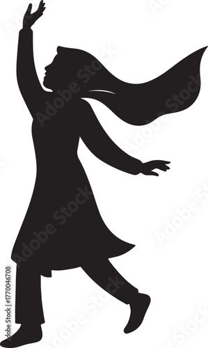 Minimal Hijab Silhouettes