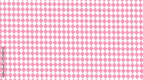 Multiple pink diamonds forming background on transparent background, geometric pattern, minimal design