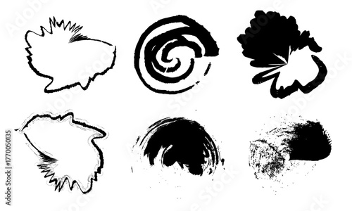 Hand Drawing Brushes Vector Pack Design Creative Assets