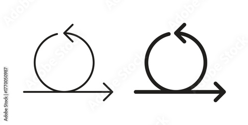 Agile icon for mobile app, editable designs