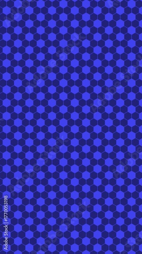 blue background animation with network or chip line pattern on vertical screen for technology theme background