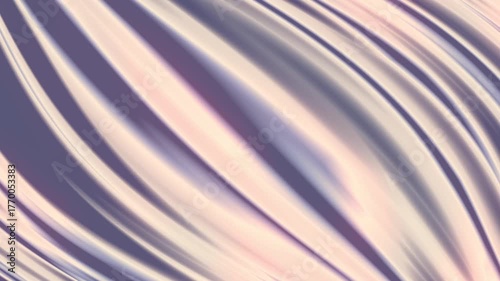Elegant soft silk wave motion background, luxury pastel gradient animation, smooth abstract fabric flow design