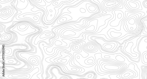 Abstract topographic contours map background. Topography lines and circles background. Topographic map Patterns.
