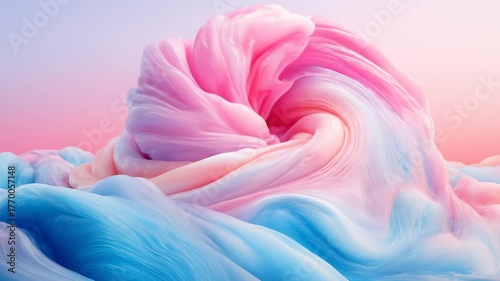 Abstract Pink and Blue Smooth Texture Motion, Seamless Loop