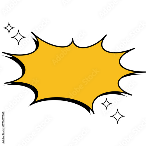 Comic Sale Discount Shape