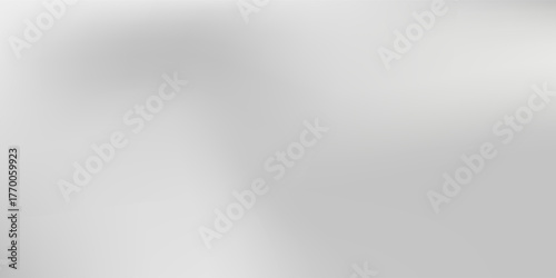 Simple mesh silver foil background with metal mirror texture. Chrome gradient surface with light gloss art modern simple abstract