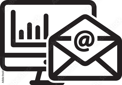 Drive Business Growth with Email Marketing Analytics and Data Insights, Modern Design for Digital Strategy and Communication Success, Vector Origin