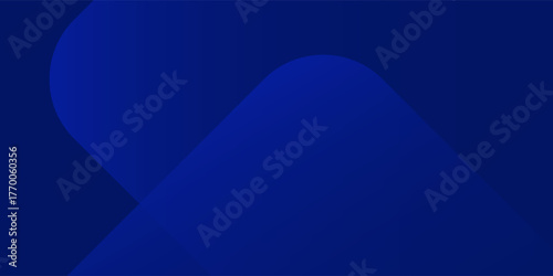 Abstract blue background. Modern simple blue geometric design. Minimal shapes. Suit for booklet brochure simple