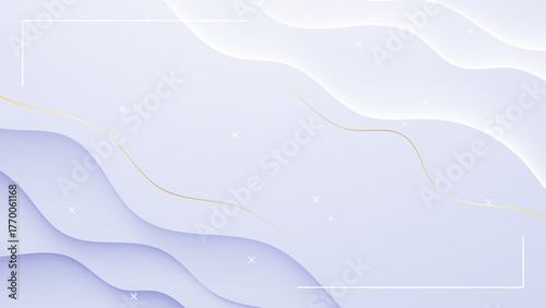 Abstract white wave background design