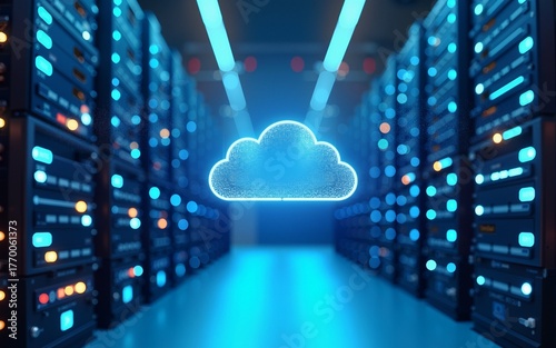 Hybrid Cloud Integration Architecture in Data Centers Seamless On-premises and Cloud Infrastructure Interoperability. High quality