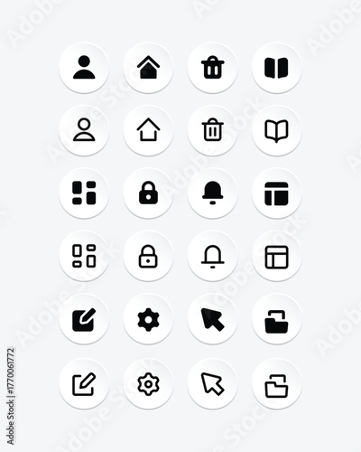 Seet icon Bussiness, icon, set, web, vector, internet, icons, symbol, business, sign, design, button, computer, illustration, media, website, video, home, document, buttons, phone, car, arrow, camera,