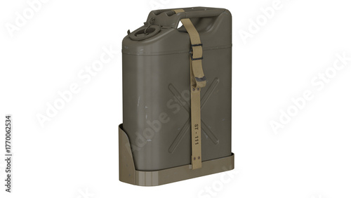 3d rendering jerry can military