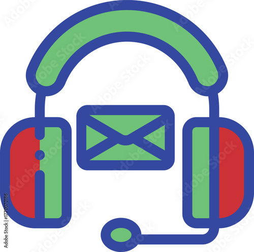 Abstract geometric pattern with vibrant color gradients and lines