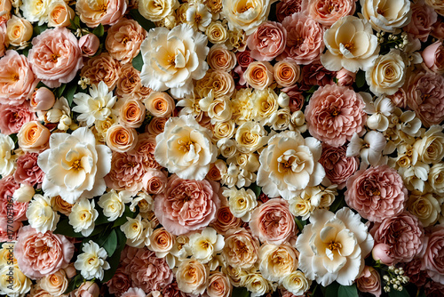 Romantic Floral Blossom Wall Décor for Weddings