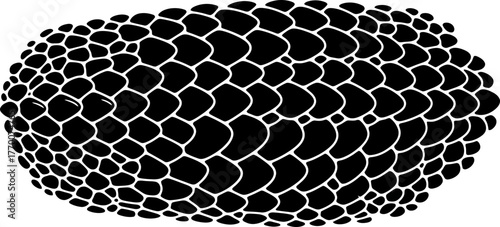 primal organic shield intricate scales creating a resilient, protective, natural surface