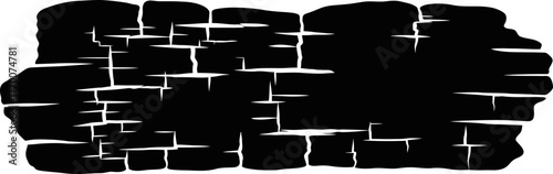 fractured earths edge a rugged, textured boundary of primal strength