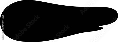 smooth ebony stroke cracks open, revealing a fragmented inner world