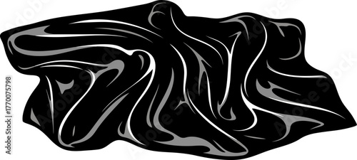 dynamic swirling dark matter creates an enigmatic, captivating, fluid graphic element