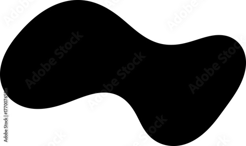 fluid dark essence flowing, shaping modern, sleek, organic design element