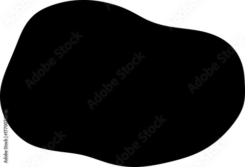 black liquid gem a polished, enigmatic shape, rich in possibilities