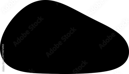 smooth organic form, brilliant sheen, profound depth, modern abstract icon