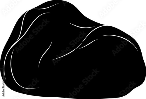 fluid dark sculpt dynamic form bends light in mystery