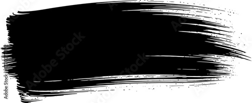 bold, textured brushstroke defining boundaries and highlighting key messages