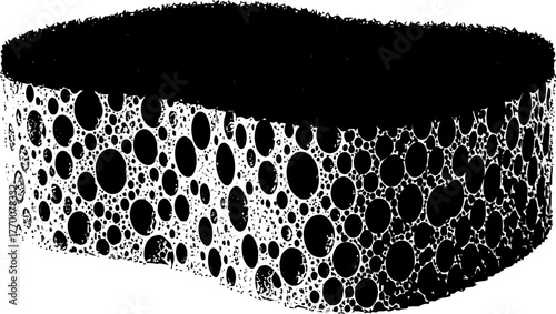 cellular structure reveals fascinating macro world of interconnected voids