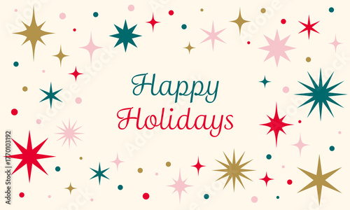 キラキラ素材　クリスマス・ホリデー