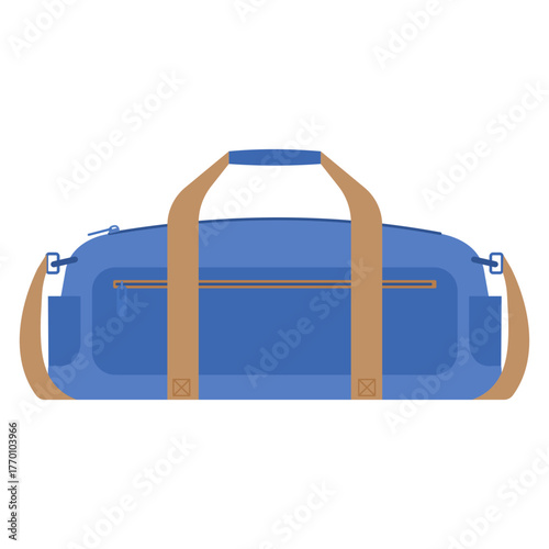 travel suitcase / gym bag vector illustration