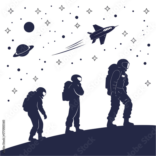 Astronaut evolution, space exploration and progress