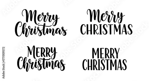 Festive Merry Christmas greetings for holiday cards and seasonal designs, perfect for adding cheer to your winter projects and spreading joy this year