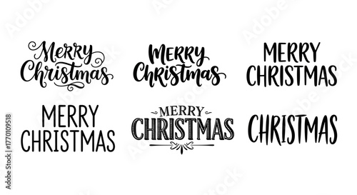 Spread festive cheer with creative Merry Christmas lettering styles for stunning holiday cards and heartfelt seasonal greetings this December