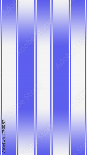Abstract vertical pattern featuring blue and white repeating gradient stripes