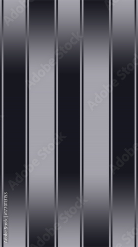 Repeating gray and dark vertical stripes form an abstract gradient background pattern