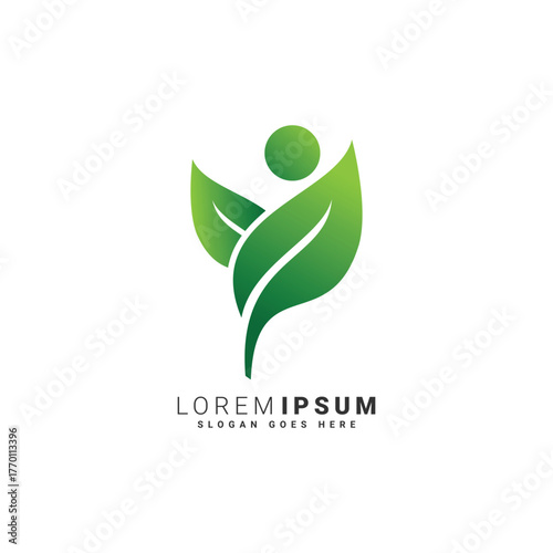 Green Leaf Health Care and Fitness Logo