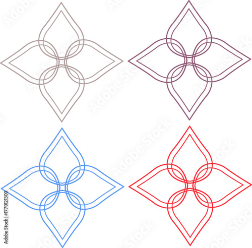 Natural Mandala Ayurveda Resort Sign Symbol Logo
