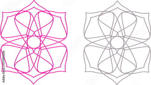 Natural Mandala Ayurveda Resort Sign Symbol Logo
