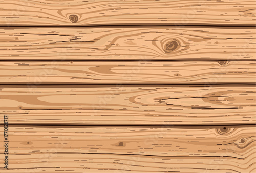 Wood texture, wooden background pattern, natural plank surface, timber grain illustration, brown wood design