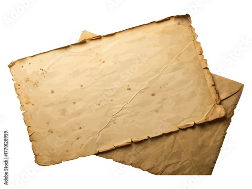 Paper texture background with natural aging, subtle grunge stains, and vintage elements perfect for retro style graphic design, antique posters, old documents, and creative decorative artwork.