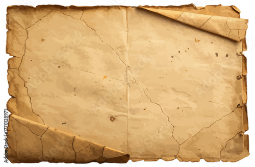 Vintage aged original old paper sheet background texture with antique tones and grunge patterns ideal for historical themed projects, classic retro designs, old documents, and creative artworks.