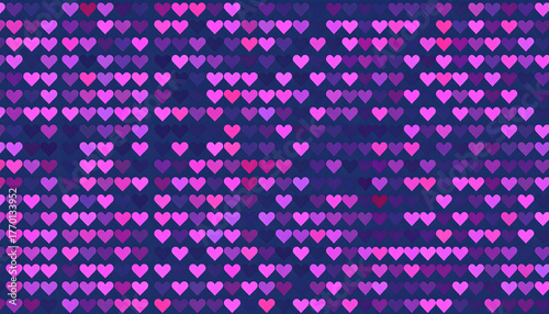 Small heart pattern seamless pattern design background