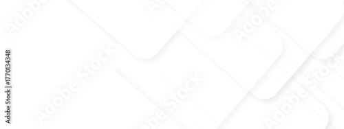 Abstract vector minimal tech gradient white, gray creative triangle geometric technology space rectangle randomly arranged white line background. paper web overlap presentation design.	