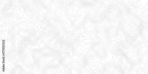 Minimal vector topo paper lines Topographic contour lines grid map seamless pattern. Geographic mountain relief. Abstract lines background. Contour maps. illustration, Topo contour map design.	