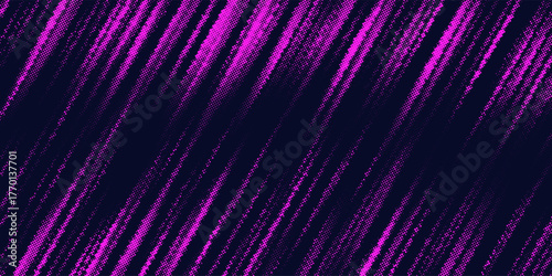 Bright vector illustration of magic sparkling shiny particles and lines on dark background.