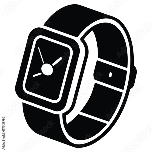 unique fitness tracker vector icon