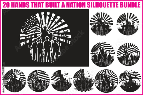 Nation Builder Silhouette Set
