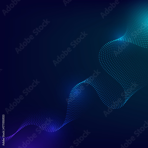 abstract wave lines colorful isolated on dark background concept of technology digital network connection. Digital future technology concept. vector illustration